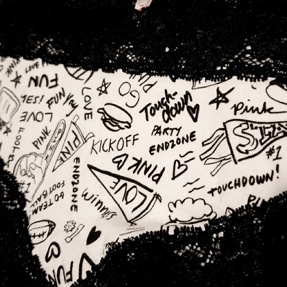 ALL NEW (L) Extra Low Rise Cheeky PINK Football - Picture 2 of 4